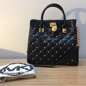 MICHAEL Michael Kors Large Hamilton Tote Bag Black